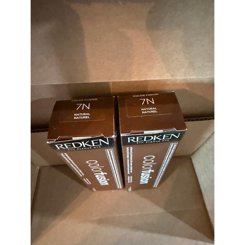 Redken Color Fusion Permanent Color Cream 7N Natural hair care 2 pack
